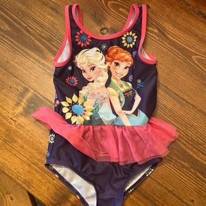Girls size 6 Disney Frozen Bathing suit
